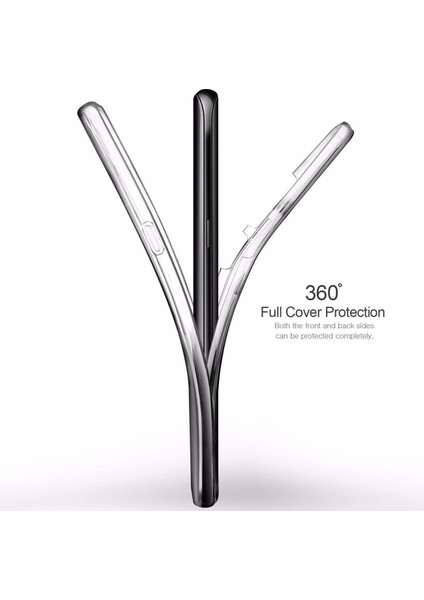 Iphone 5-5s Uyumlu Ön Arka 360 Tam Koruma Şeffaf Soft Silikon Kılıf