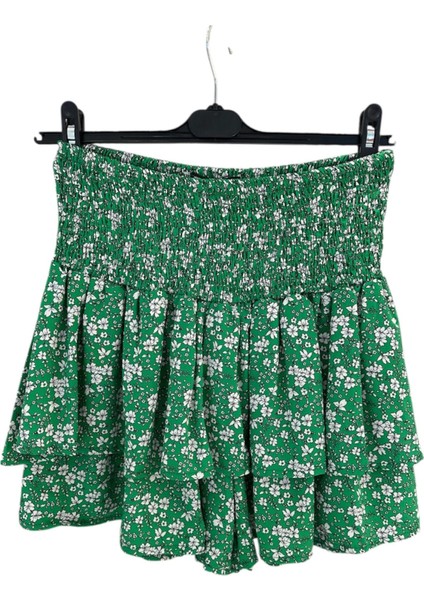 1068 Fırfırlı Şort Etek