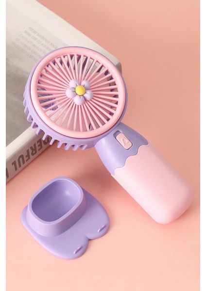 Taşınabilir Mini Fan Soğutucu Masa Üstü Vantilatör USB Şarjlı Pratik