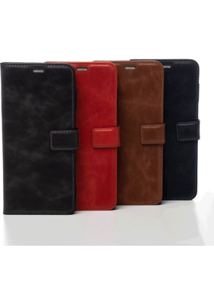 Siyah Xiaomi Poco X3 Pro Hakiki Deri Cüzdan Kılıf Kapaklı Mıknatıslı Kartlık Bölmeli Cüzdanlı Stand Özellikli fırsatları