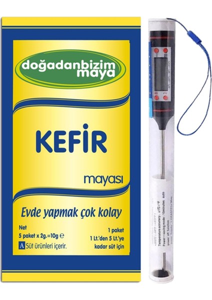 Kefir Mayası 10 gr + Gıda Termometresi