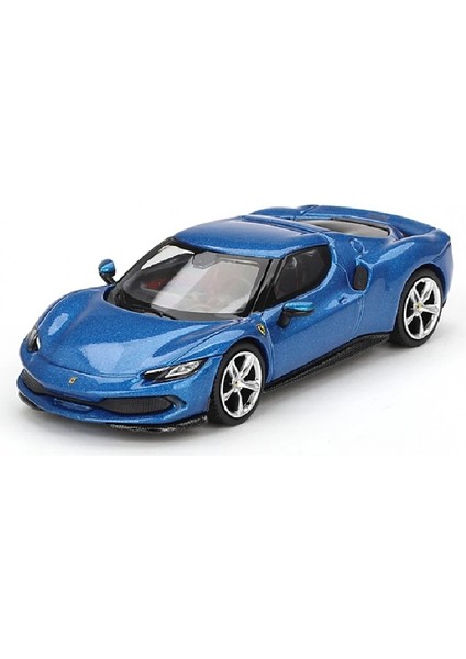 Mini Gt 1/64 Bbr Ferrari 296 Gtb Blu Corsa BBRFER64004