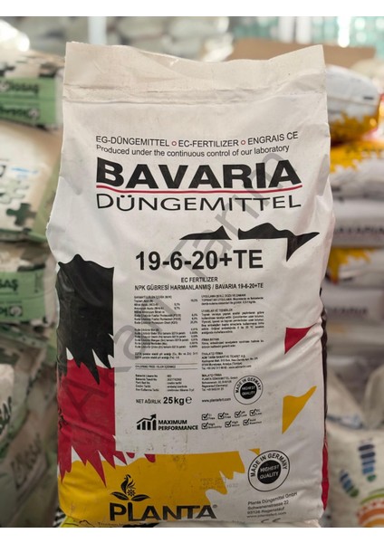 Bavarıa 19-6-20 Npk Gübre 25 kg
