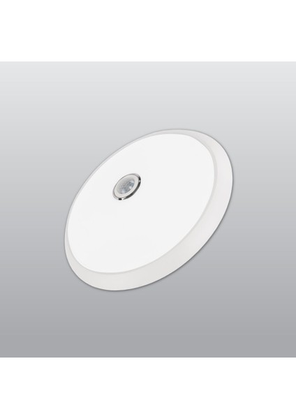 18W Sensörlü LED Armatür Beyaz Kasa 6500K