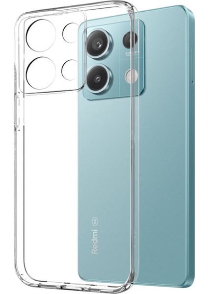 Xiaomi Redmi Note 13 5g Şeffaf Kılıf + Cam Ekran Koruyucu Seti