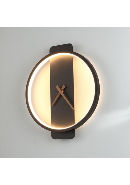Aplik LED Duvar Saati Çember fiyatları