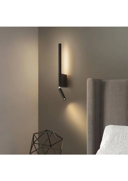 Ekim Aydınlatma 6+3 Watt, Döner Direk, Oynar Başlıklı Modern Yatakbaşı Armatür, LED Duvar Aplik, fiyatları