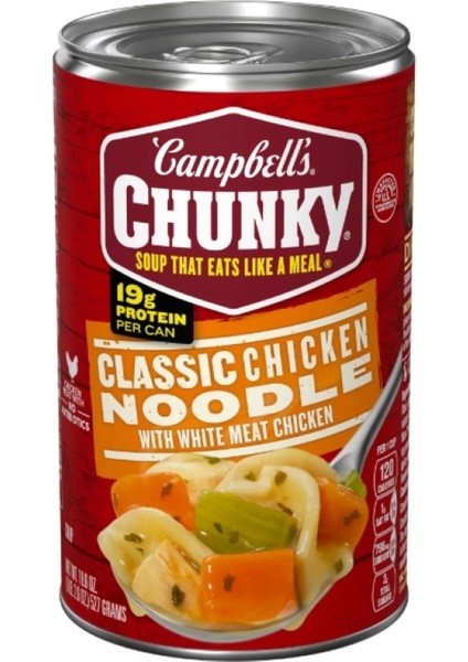 Soup That Eats Like A Meal Classıc Chicken Noodle Wıth Meat Chicken 525 G