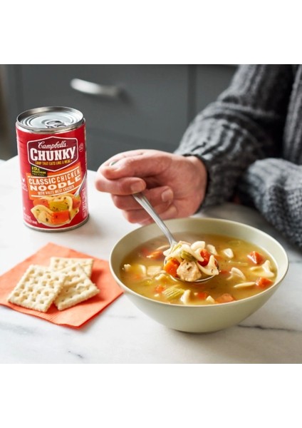 Soup That Eats Like A Meal Classıc Chicken Noodle Wıth Meat Chicken 525 G fiyatları