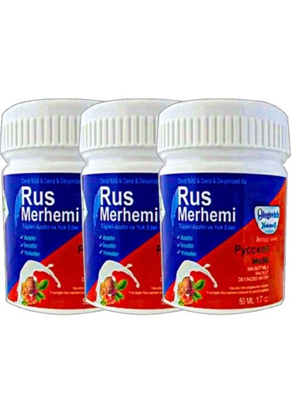 Glegnd Blue Tüylere Krem Russ Merhemi 3 x 50 ml HAZN926000339