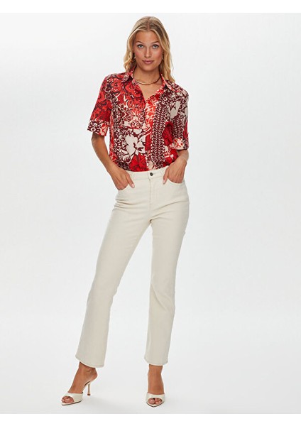 Flare Paça Jean Pantolon S25JPN004