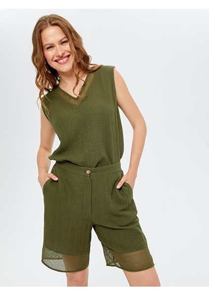 File Garnili Müslin Şort S25SRT004