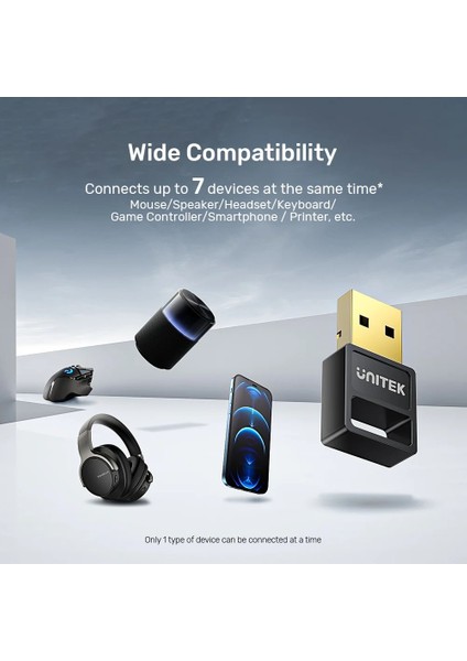 Unıtek Bluetooth 5.3 Mını USB Adaptör (B105B)