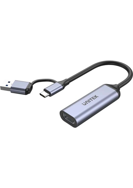 Unıtek 4K Vıdeo Capture Kart HDMI To Usb-C/a (V1167A)