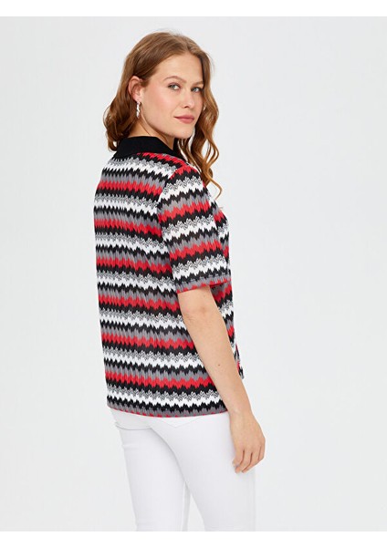 Polo Yaka Raşel Örme Kısa Kol T-Shirt S25TSH073 fiyatları