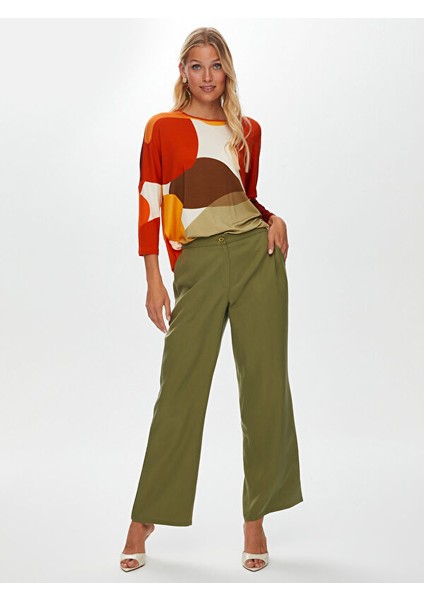 Wide Leg Fit Liyoselli Pantolon S25PNT005 fiyatları