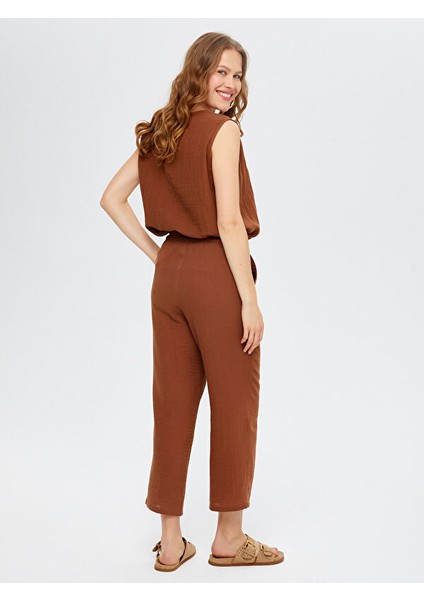 Wide Leg Fit Müslin Pantolon S25PNT028