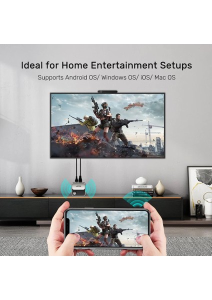 Unıtek Wıreless 4K60Hz Kablosuz Görüntü Aktarıcı (V1162B01) fiyatları