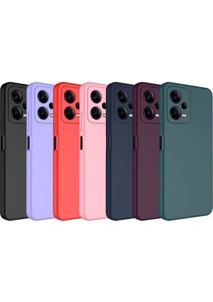 Xiaomi Redmi Note 12 5g Kılıf Kamera Korumalı Lansman Kadife Iç Yüzeyli (Şık Tasarım) Silikon Kapak fiyatları