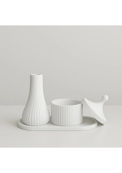 Luna Ikili Dekoratif Obje Seti – Modern & Minimal Stil