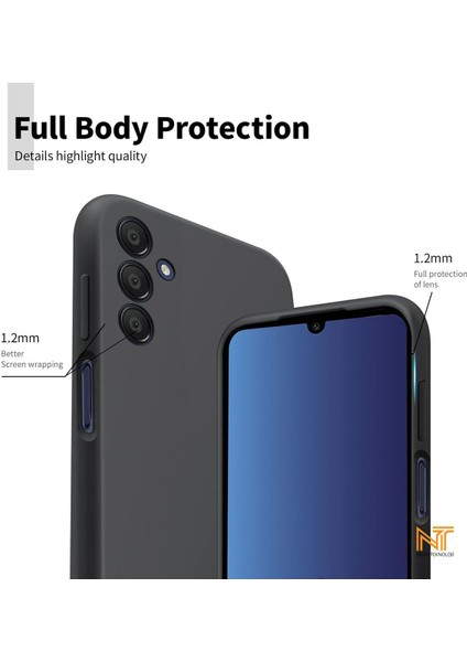 Samsung Galaxy A14 Kılıf Kamera Korumalı Lansman Kadife Iç Yüzeyli (Şık Tasarım) Silikon Kapak modelleri