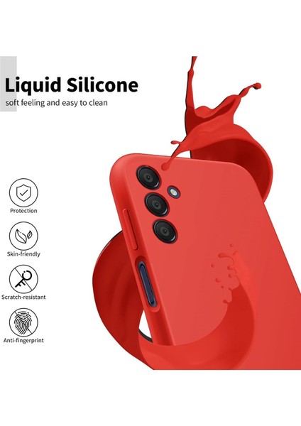 Samsung Galaxy A14 Kılıf Kamera Korumalı Lansman Kadife Iç Yüzeyli (Şık Tasarım) Silikon Kapak modelleri
