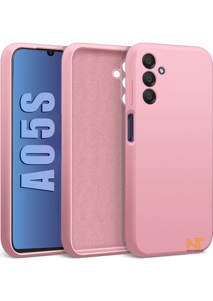 Samsung Galaxy A14 Kılıf Kamera Korumalı Lansman Kadife Iç Yüzeyli (Şık Tasarım) Silikon Kapak