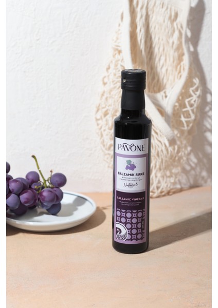 Katkısız Üzüm ve Üzüm Pekmezinden Balzamik Sirke 250 Ml.