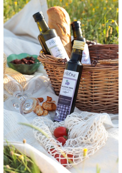 Limited 100% Nar Ekşisi (250 Ml.) & Katkısız Balzamik Sirke (250 Ml.) & Zeytinyağı (500ML.) Set