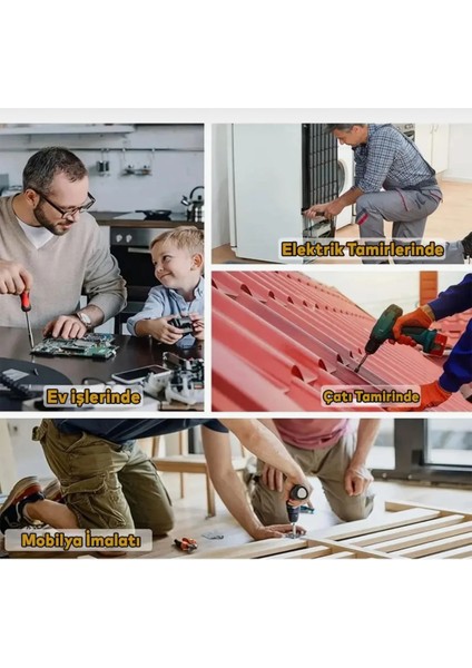 Trapez Çatı Vidası 5.5X50 mm Matkap Uçlu Çatı Panel Metal Vidası (100 Adet) fırsatları