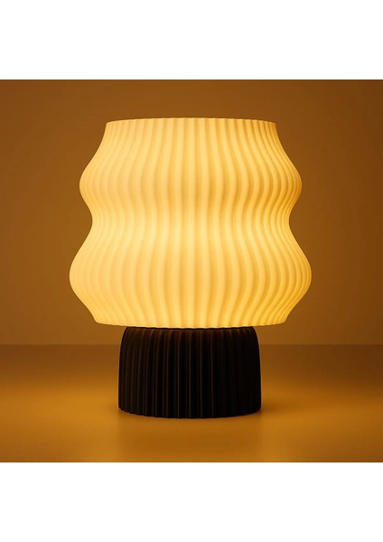 Glowin Modern Tasarım Loş Işıklı Masa Lambası – Beyaz