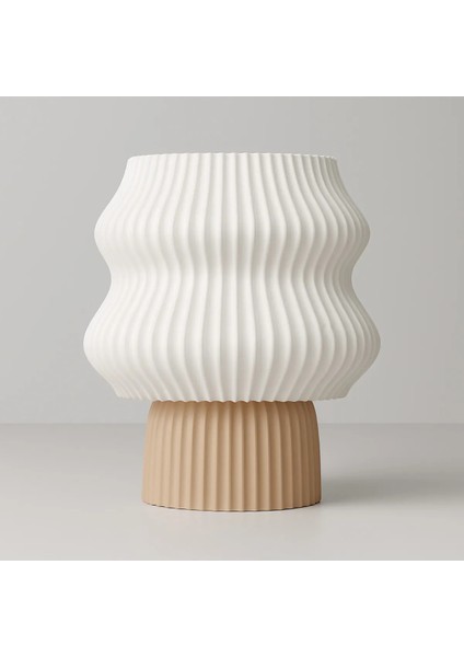 Glowin Modern Tasarım Loş Işıklı Masa Lambası – Beyaz