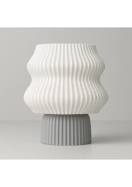 Glowin Modern Tasarım Loş Işıklı Masa Lambası – Beyaz