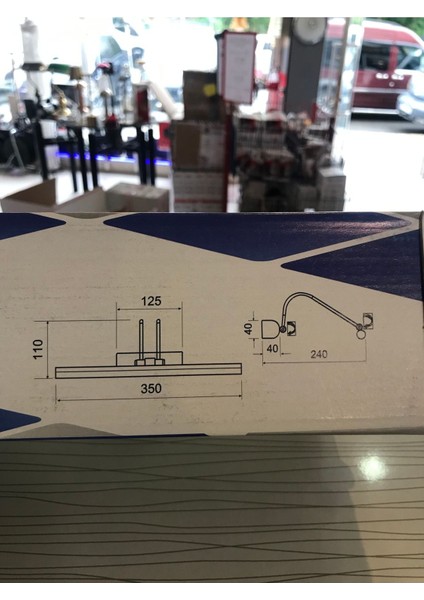 Flüt LED Aplik Gold Kasa 6500 K Beyaz Işık Tablo Apliği 35 cm fiyatları