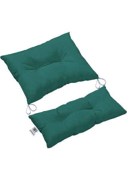 Su Geçirmez Puf Sandalye Minderi, Dış Ortama Uygun Minder (Haki)