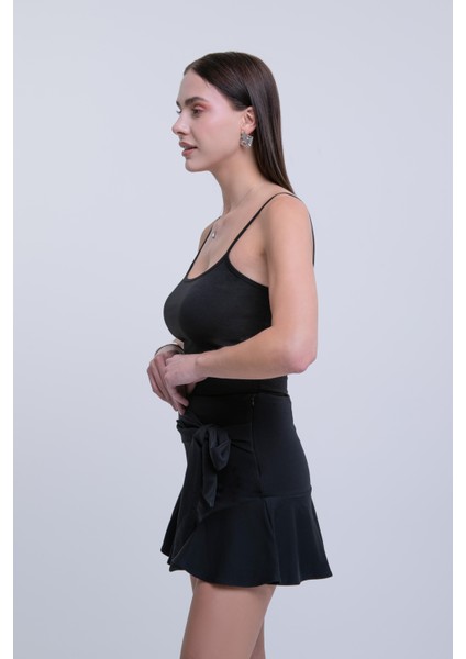 Kadın Siyah Basic %100 Pamuk Ince Askılı Atlet modelleri