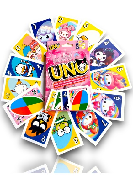 Uno Kuromi Oyun Kartları (110 Adet)