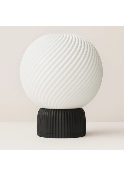 Glownest Spiral Desenli Masa Lambası – Dekoratif Gece Lambası