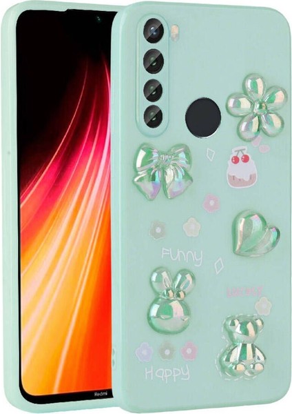 Xiaomi Redmi Note 8 Uyumlu Figür Kabartmalı Parlak Silikon Kapak Kılıf