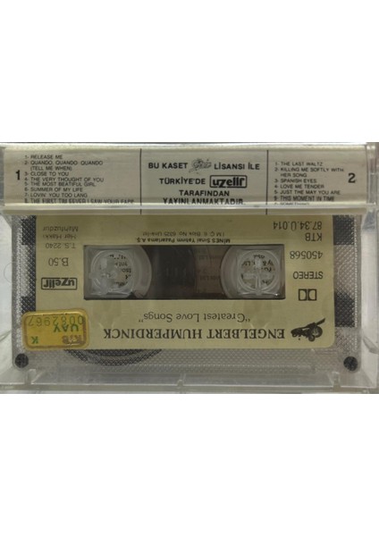 Engelbert Humperdinck - Greatest Love Songs Kaset