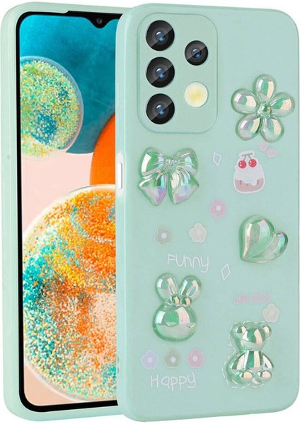 Samsung Galaxy A13 4g Uyumlu Figür Kabartmalı Parlak Silikon Kapak Kılıf