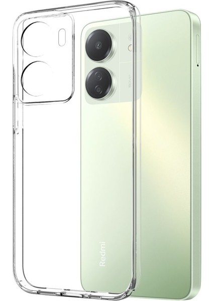 Xiaomi Redmi 13C Şeffaf Silikon Kılıf + Cam Ekran Koruyucu Seti fiyatları