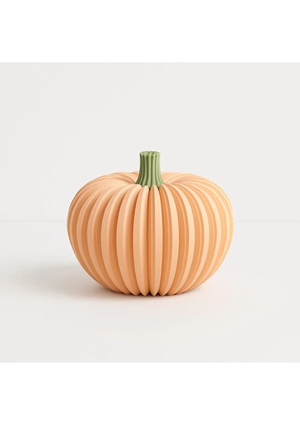 Ripple Pumpkin - 3 Lü Dekoratif Bal Kabağı Seti - Dilediğiniz Renk Seçeneği ile