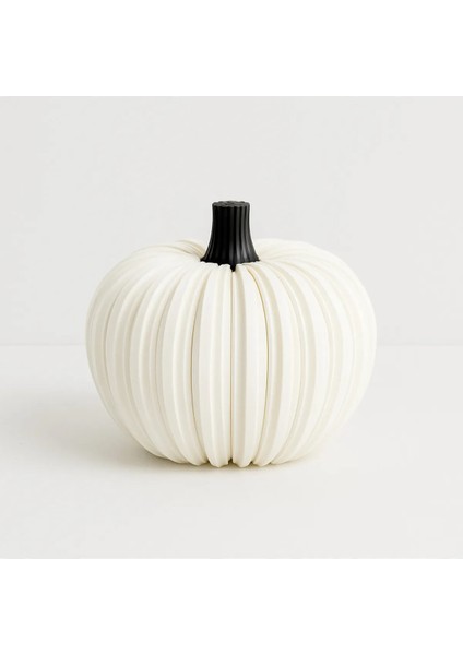 Ripple Pumpkin - 3 Lü Dekoratif Bal Kabağı Seti - Dilediğiniz Renk Seçeneği ile