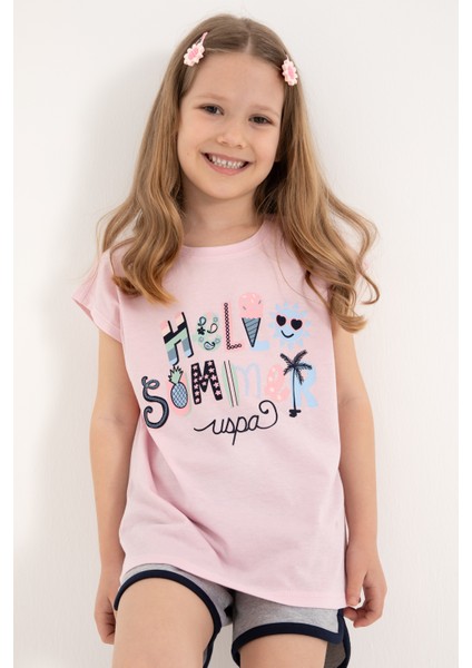 Kız Çocuk Açık Pembe Tişört 50306190-VR078 fiyatları