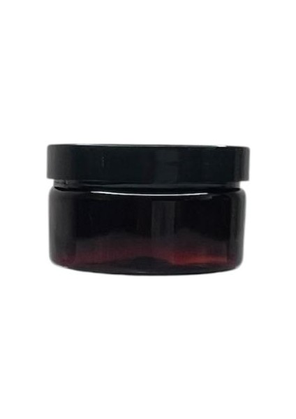 100 ml Kahverengi Akrilik Plastik Krem Kavanozu Siyah Kapaklı, 24 Adet, Krem Kavanozu, Kozmetik Kavanoz, Plastik Kavanoz