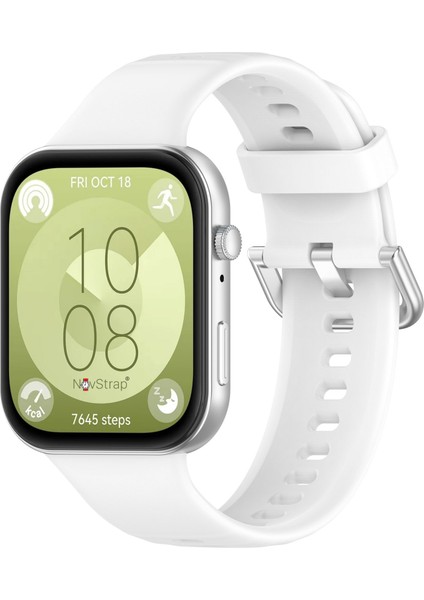 Huawei Watch Fit 4 Pro/Fit 4/Fit 3 ile Uyumlu Kordon Tam Uyumlu Pimli Yumuşak Silikon Kayış