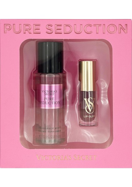 Pure Seduction Mini Vücut Spreyi ve Mulberry Parlatıcı Dudak Yağı Set