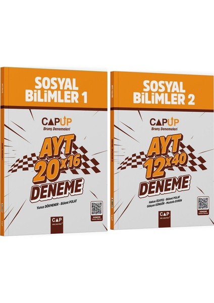 Ayt Sosyal Bilimler 1 ve 2 Deneme Seti 2 Kitap