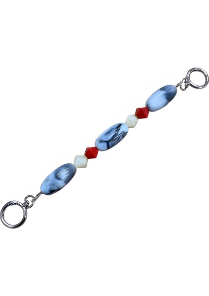 Akrilik Boncuklu Çanta Sapı 25 cm KSA25